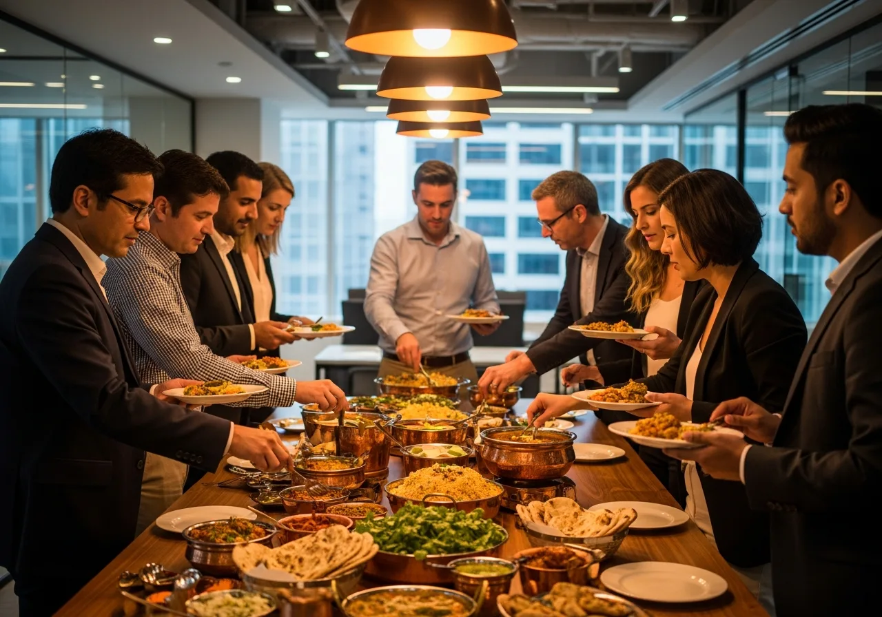 Corporate Lunches catering by Oh Bombay