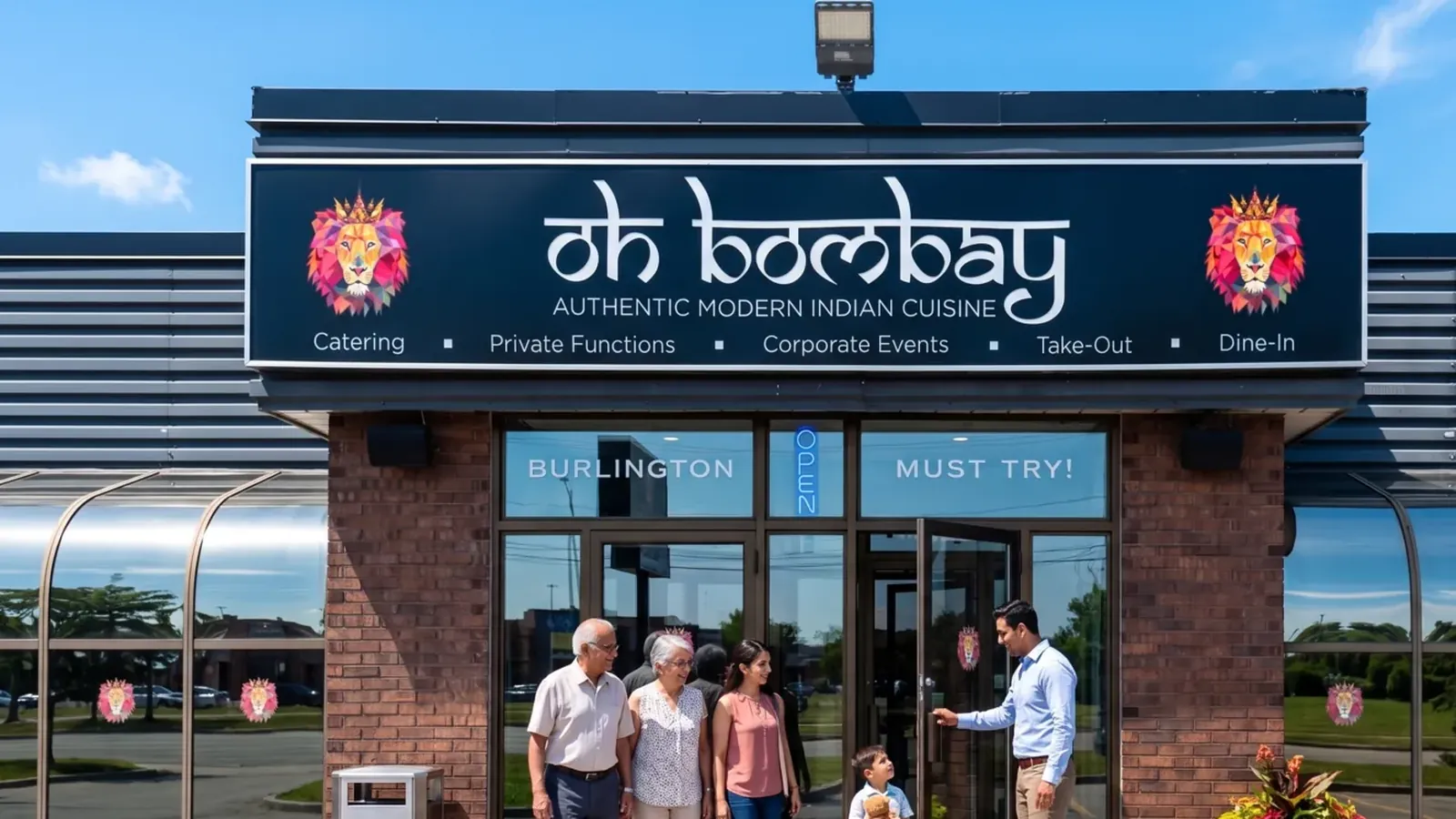 The Oh Bombay Burlington storefront